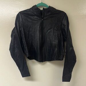 Anaconda Boo Foil Print Active Jacket - Black